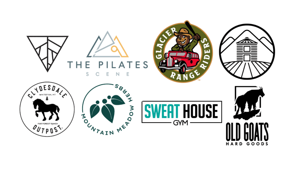 Brands that Halfmile has worked with: The Pilates Scene, Glacier Range Riders, Clark Farm Silos, Clydesdale Outpost, Mountain Meadow Herbs, Sweat House, Old Goats Hard Goods